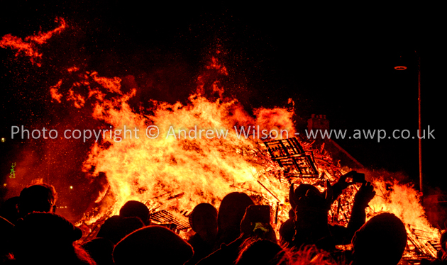 Biggar Bonfire 2018 - photo © copyright ANDREW WILSON